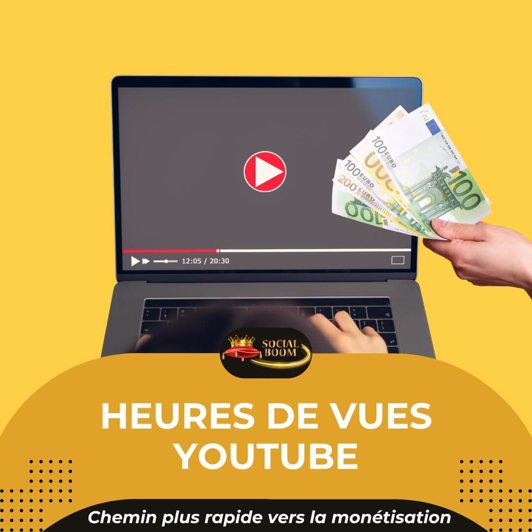 Acheter Heures de Vues YouTube SocialBoom.fr